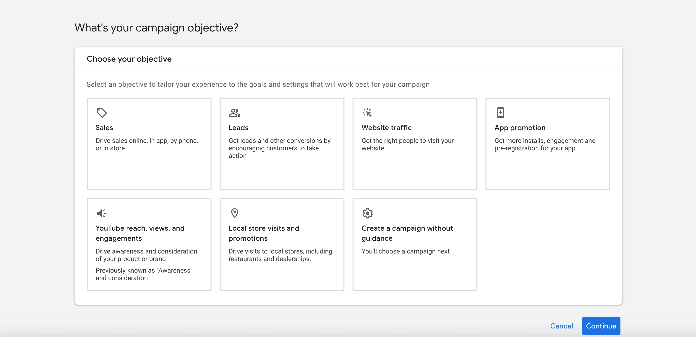 Campaign Google Ads settings